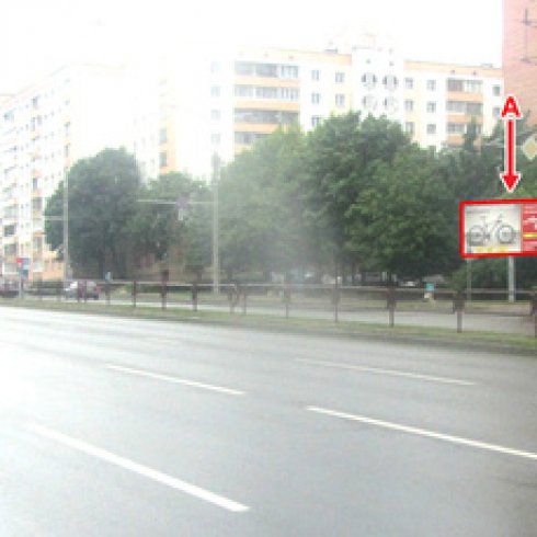 Сторона А - Минск, пр. Пушкина - ул. Дунина - Марцинкевича,10