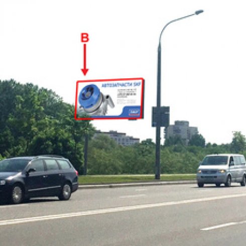 Сторона В - Минск, ул. Ленина (через дорогу от МЗОР)